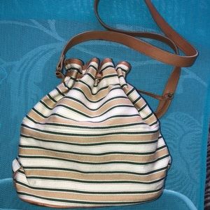 Vintage drawstring closure Bass bag
